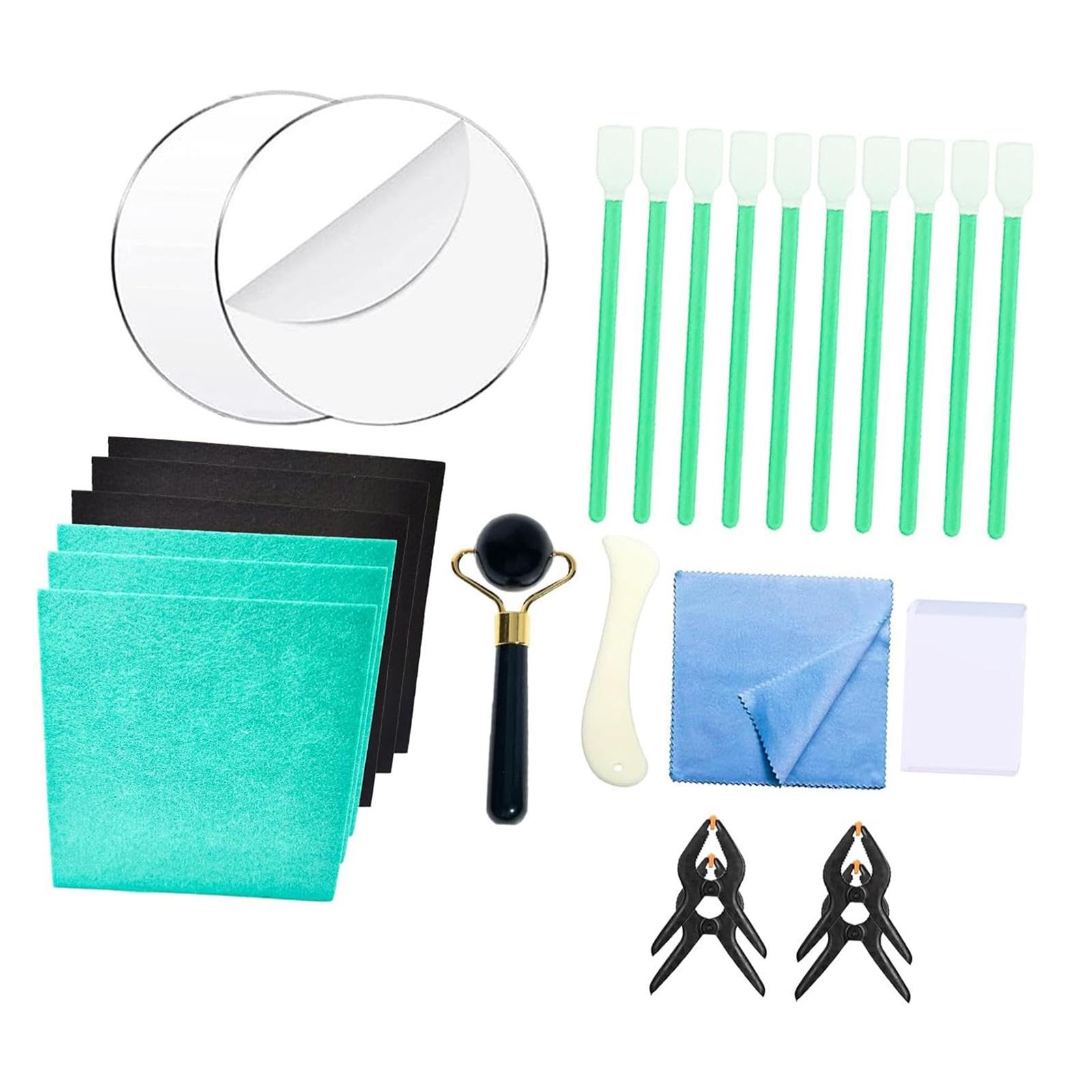 Kit de Nettoyage de 28 Pièces pour Cartes à Collectionner, Disques Acryliques et Accessoires