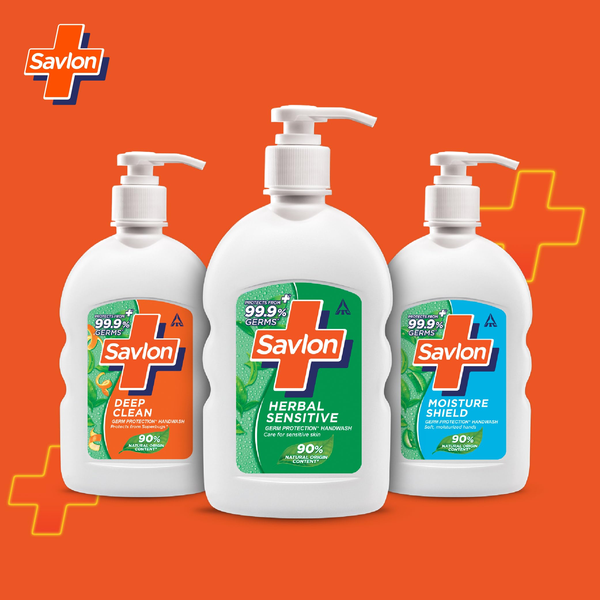 Savlon Herbal Sensitive pH balanced Liquid Handwash, 200ml - Image 7 thumbnail