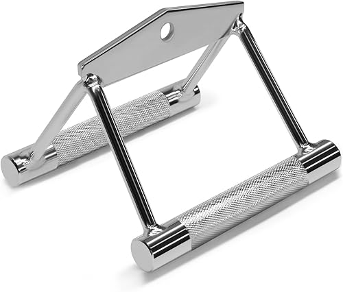 Yes4All - Accesorio de cable de doble fila D mango en D para entrenamiento de peso accesorios de máquina de cable para gimnasio en casa