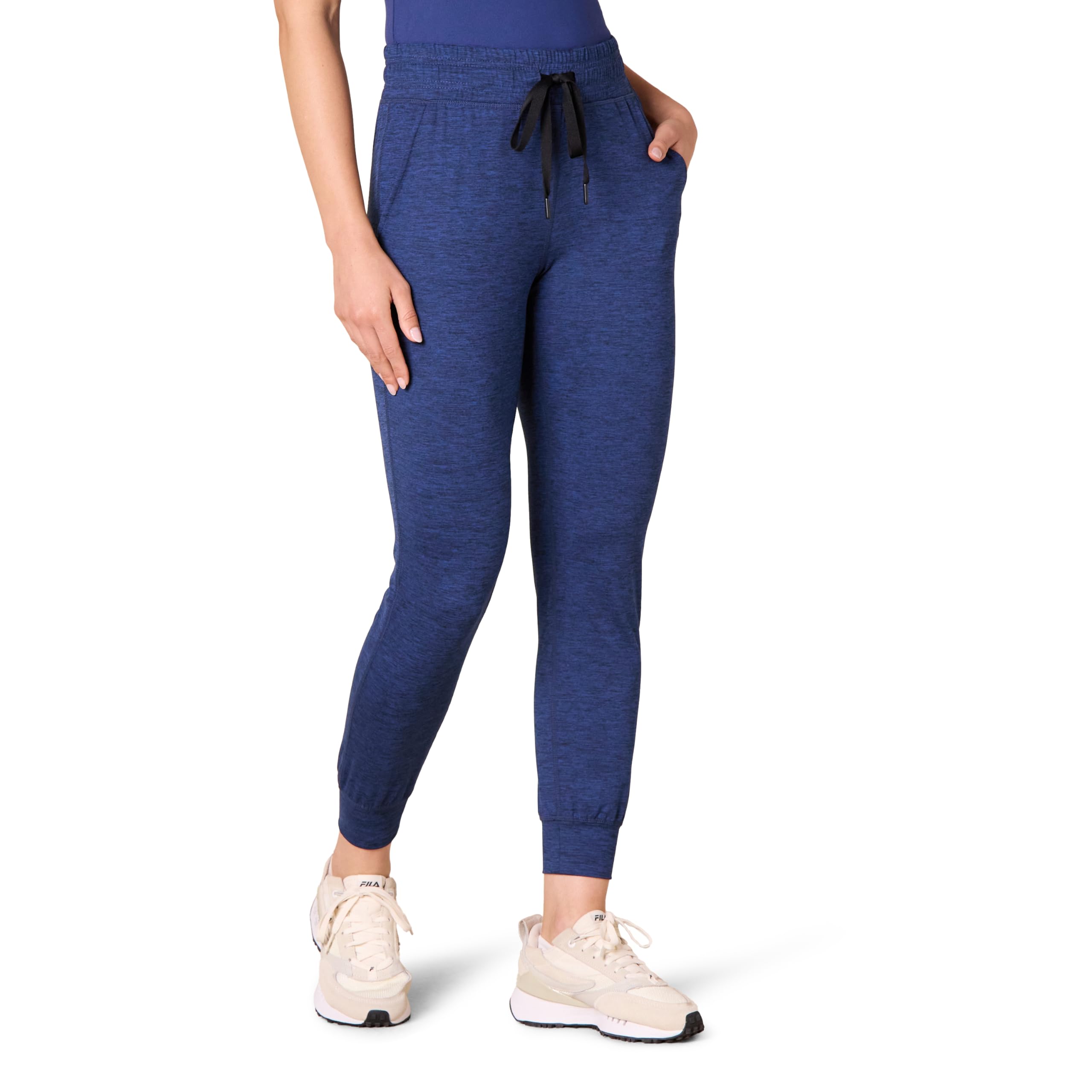 Amazon Essentials Pantalón Jogger, Elástico, Técnico, Afelpado - Colores interrumpidos Mujer