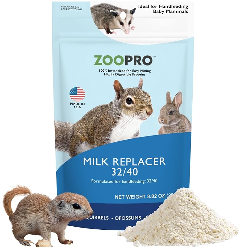 Substituto do Leite 32/40 para Filhotes de Pequenos Animais Exotic Nutrition ZooPro 246 g