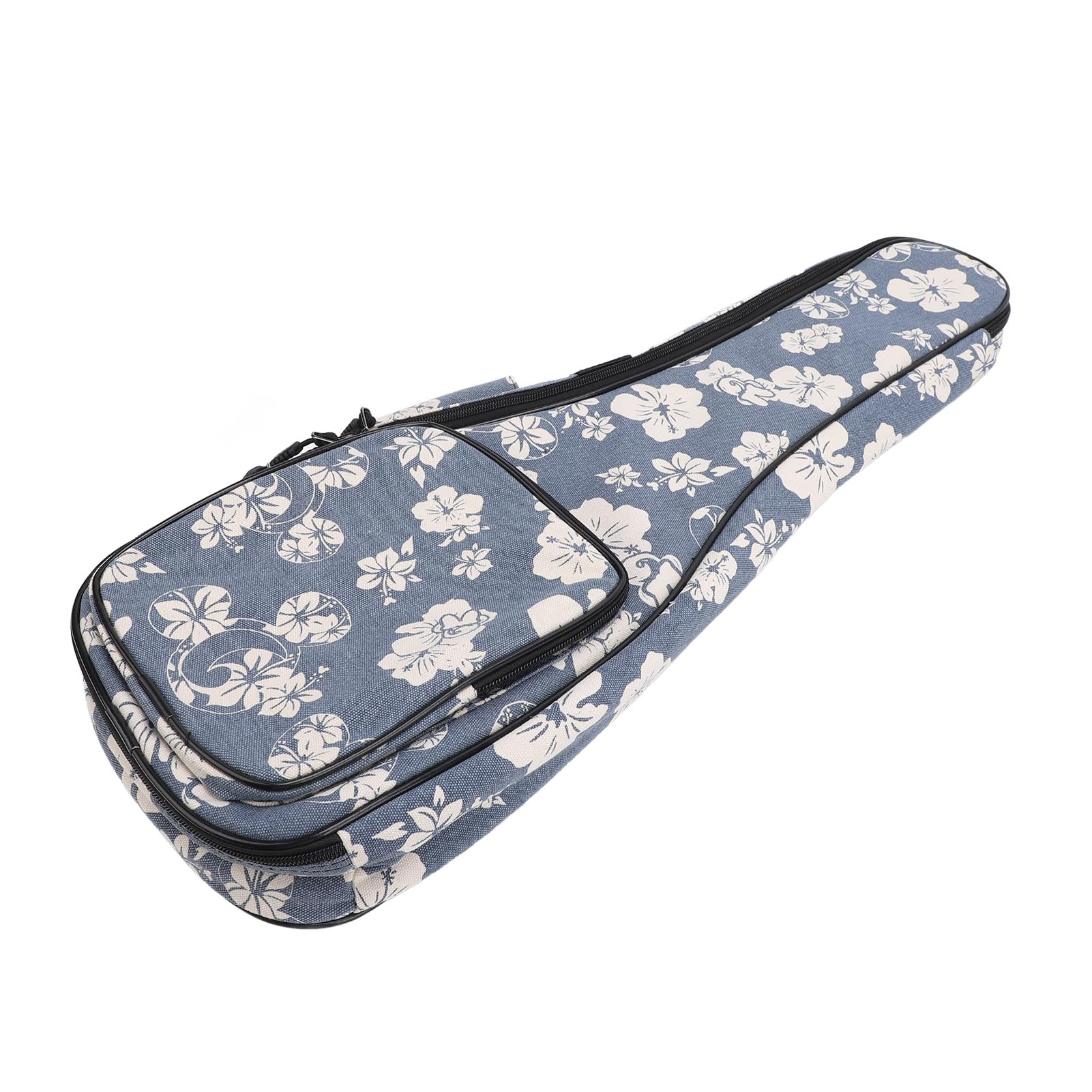 Borsa per Ukulele, Imbottitura Interna in Schiuma di Grande capacità Zaino per Ukulele con Spallacci Regolabili per Concerti, Soprano, Tenore (21 pollici)