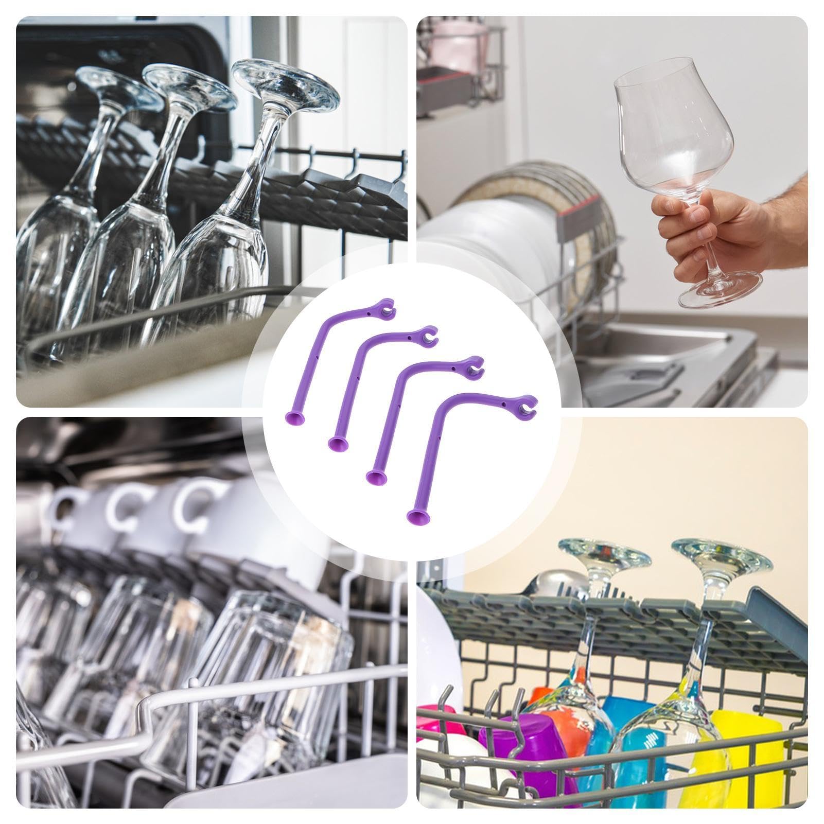 Geschirrspüler Glashalter - Weinglas Halterung Für Bis Zu 8 Gläser