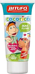 Bitufo Gel Dental Cocoricó Sem Flúor Sabor Morango 90 G