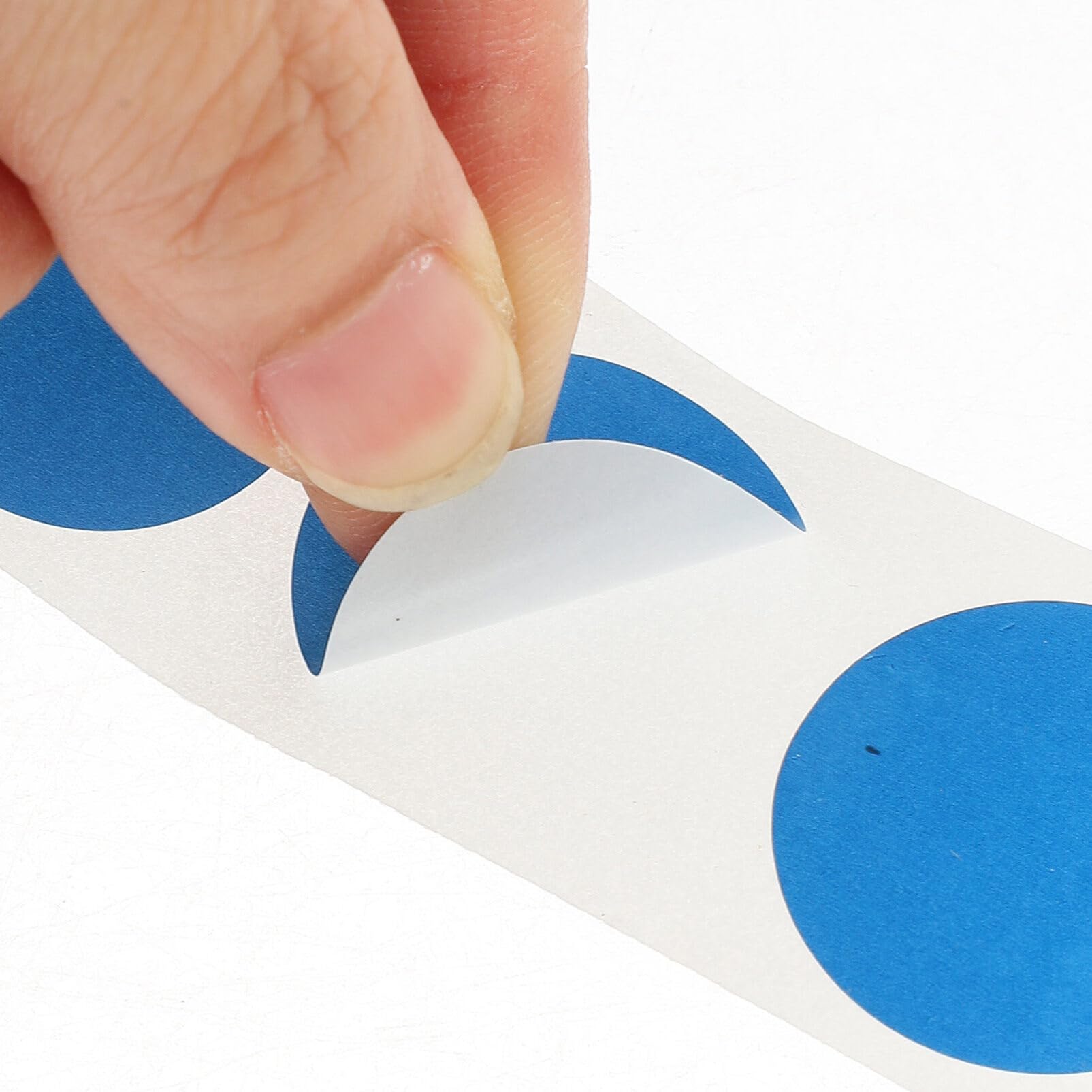 Operitacx 10 Pezzi di Etichette Adesive Rotonde Colorate 500 Pezzi Ciascuno Etichette a Puntini in Rame Facili da Usare e Comode da Conservare per Ufficio e Casa Colore Casuale