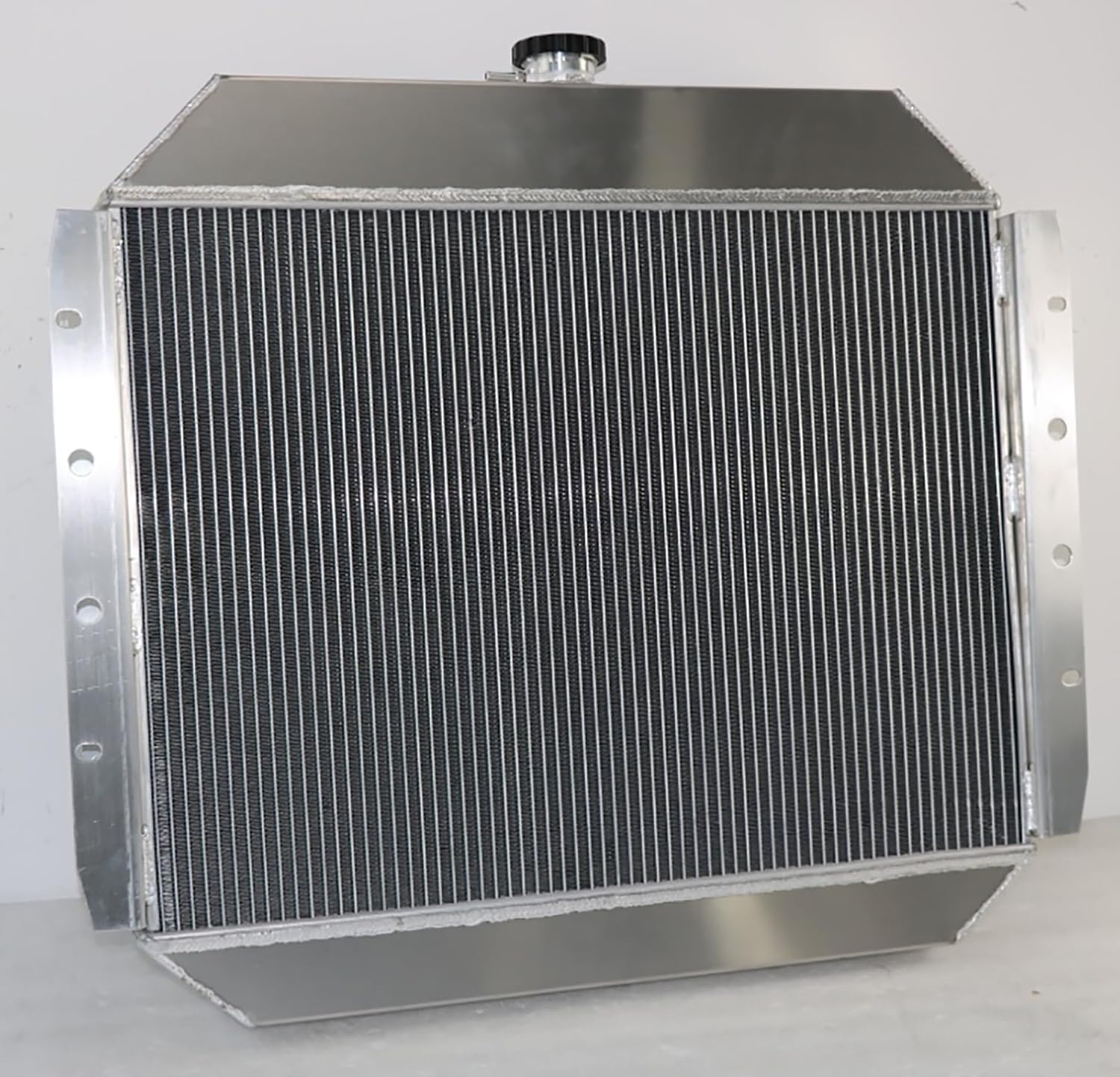 Aluminum Radiator for 1966-1979 Ford F100 F250 F350 F150 Bronco 4.9L L6 5.9L V8 Gas 1973 1974 1975 1976 1977 1978 Radiators 4 Row Shroud Fan Relay