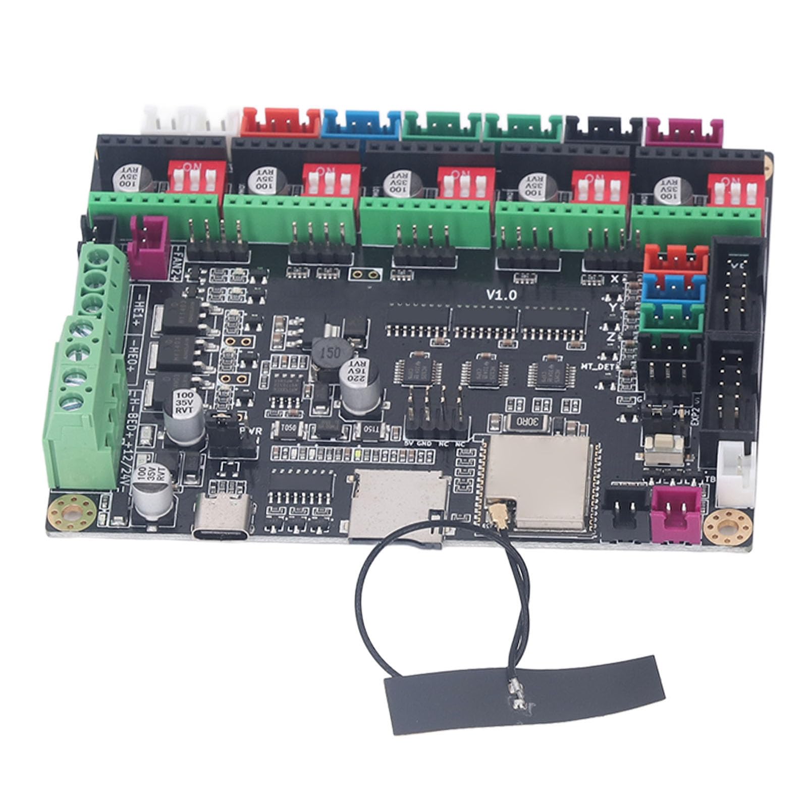 3D-Drucker-Steuerplatine, 32-Bit-Steuerplatine mit Hochfrequenz-3D-Drucker-Motherboard-Unterstützung, 3D-Drucker-Controller