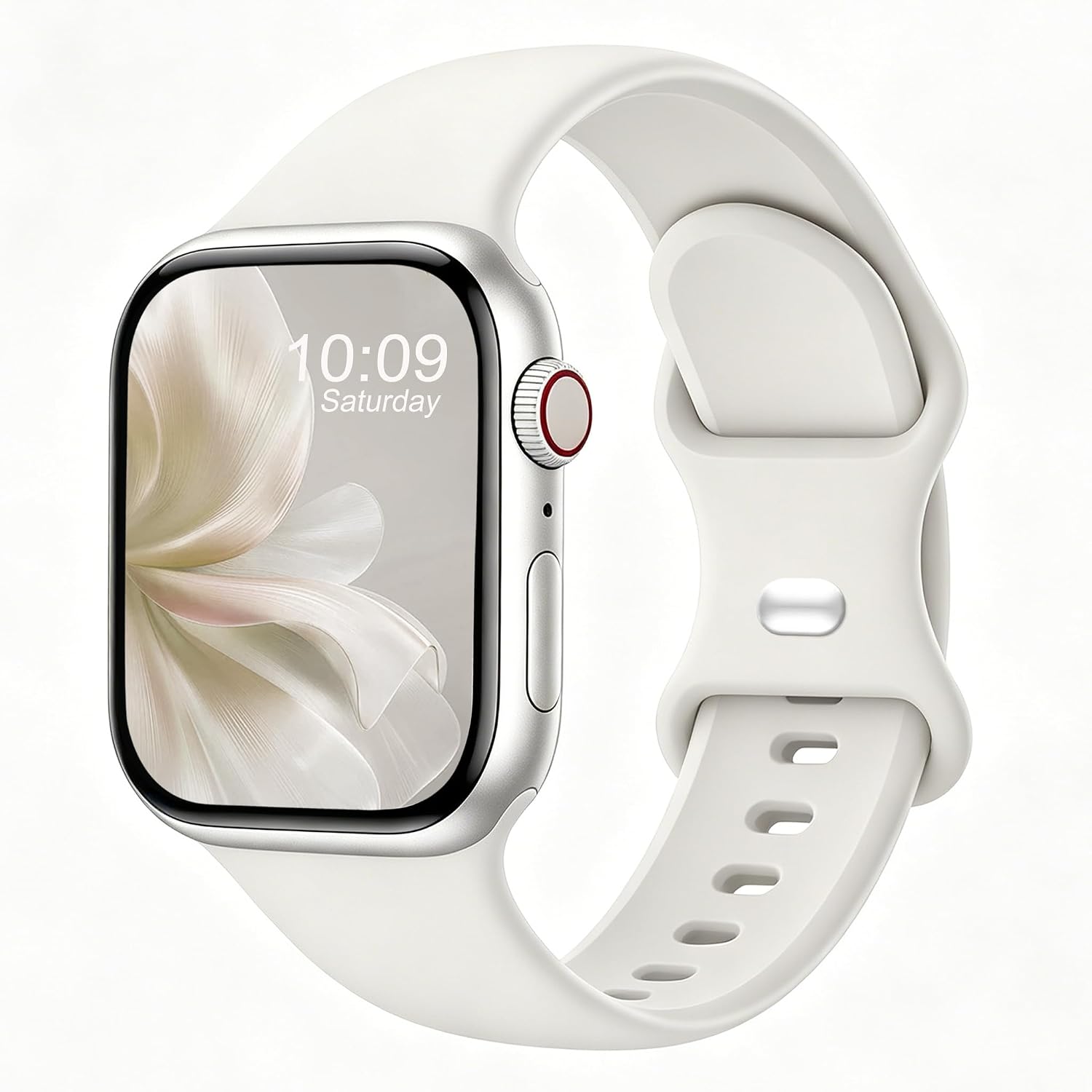 Sport Bands Compatible with Apple Watch Band Women Men 40mm 38mm 41mm 42mm 44mm 45mm 46mm 49mm ,Soft Wristband Waterproof Replacement Strap for iWatch Bands Series 11 10 9 8 7 6 5 4 3 2 1 SE Ultra Starlight