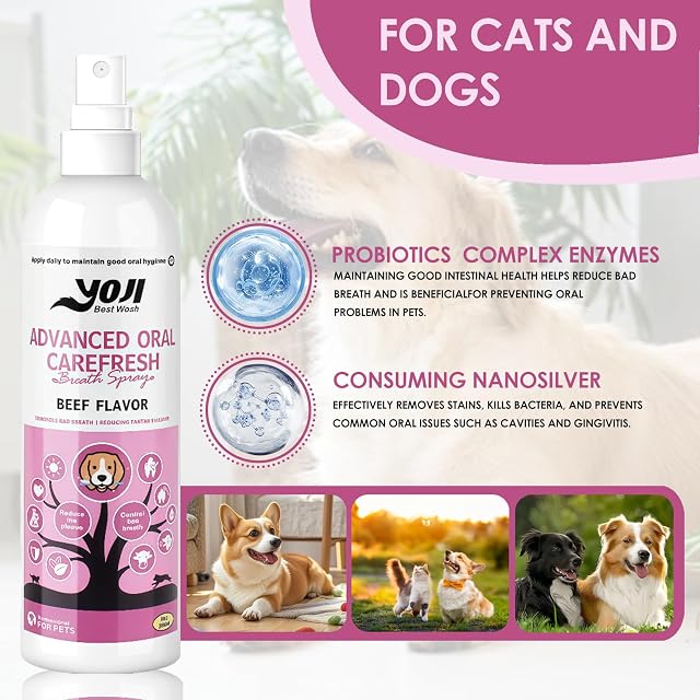Foto 4 de 7 de LureLuxe 200ml Spray Dental para Perros Y Gatos,Spray Bucal para Mascotas,Cuidado Oral para Perros…