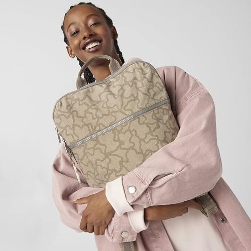 Miniatura 6 de TOUS Bolso Kn para mujer Beige Nuevos colores Kaos Antracita-negro., Beige