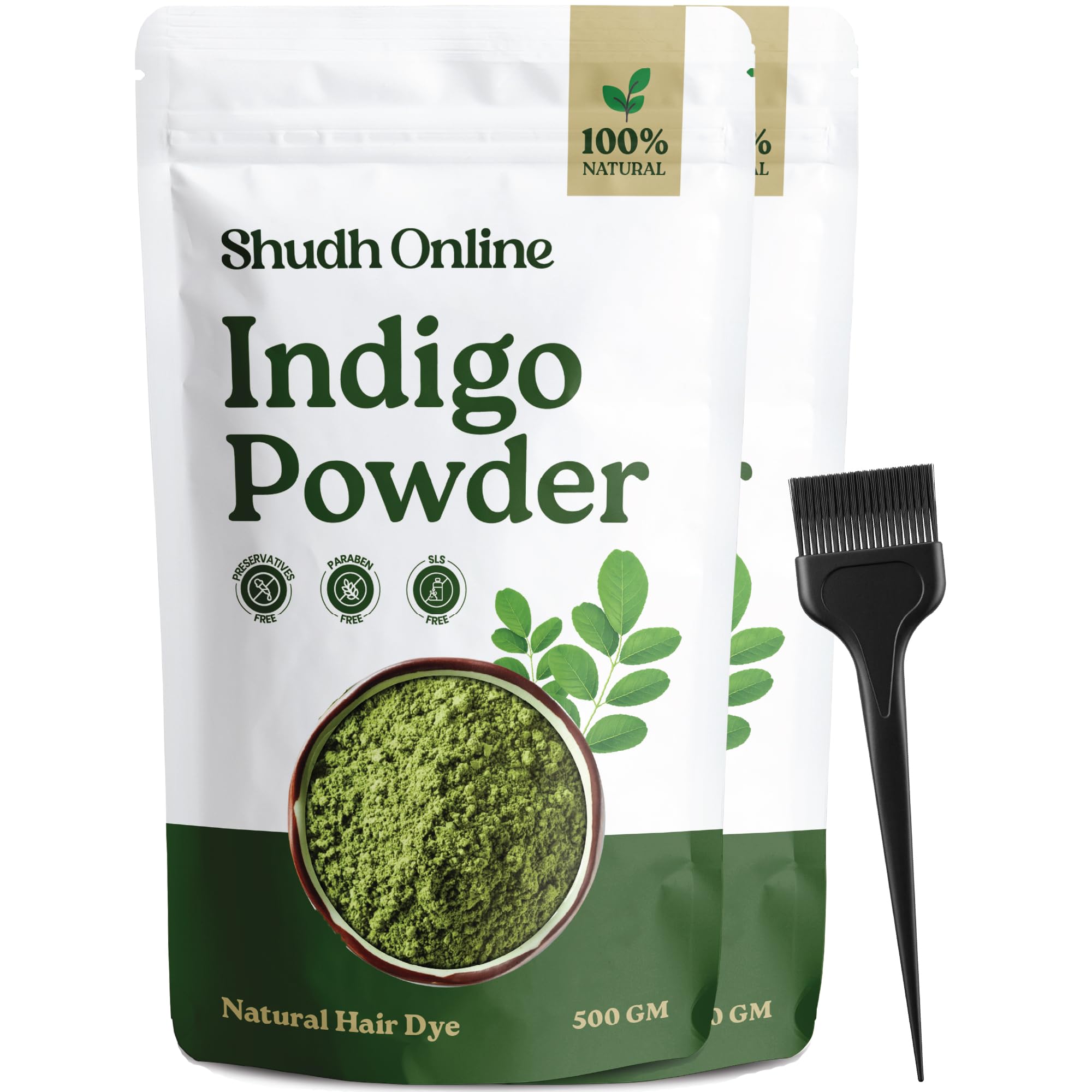 Shudh Online Indigo Powder Organic for Hair Black Colour (1000 Grams / 1 Kg), Natural Avuri Leaf Powder, Neela Amari, Neel Patti, Neelambari, Neelamari, Neelayamari, Indico-picture-19