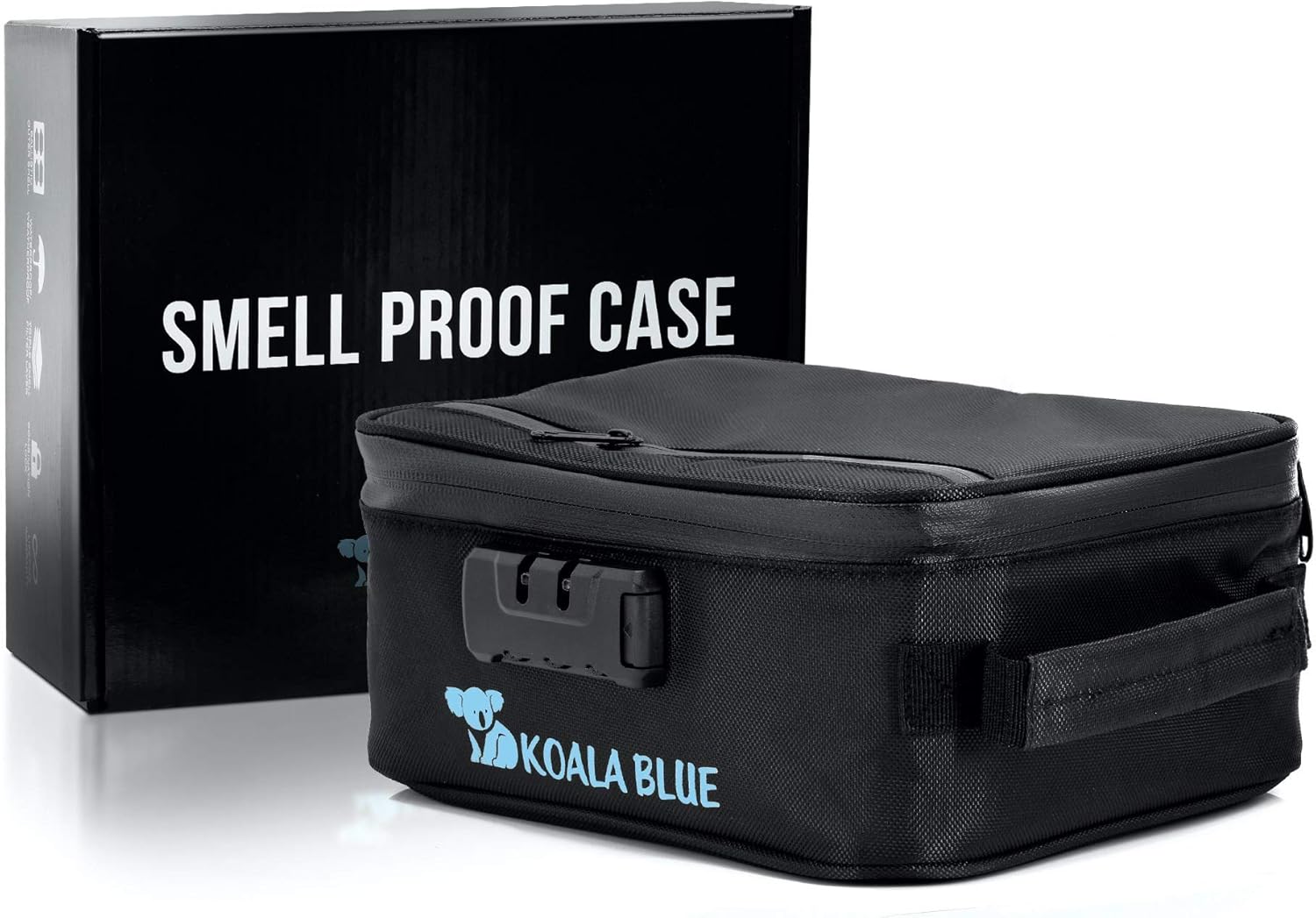 Smell Proof Bag,Smell Proof Stash Box，Smell Proof Containers with Combination Lock,Smell Proof Box,Smell Proof Stash Bag for Storage and Travel Gift for Men/Women (Small)