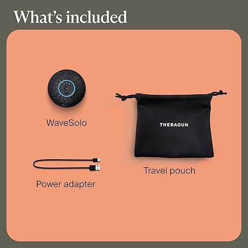 Miniatura 9 de Therabody WaveSolo - Dispositivo de masaje portátil con Bluetooth, bola de terapia de vibración ultra portátil con tecnología QuietRoll y 3