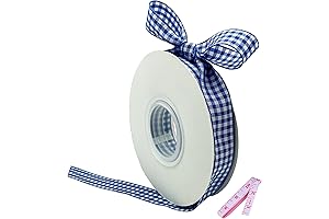 Dorothy Ribbon: Premium Blue and White Gingham Ribbon