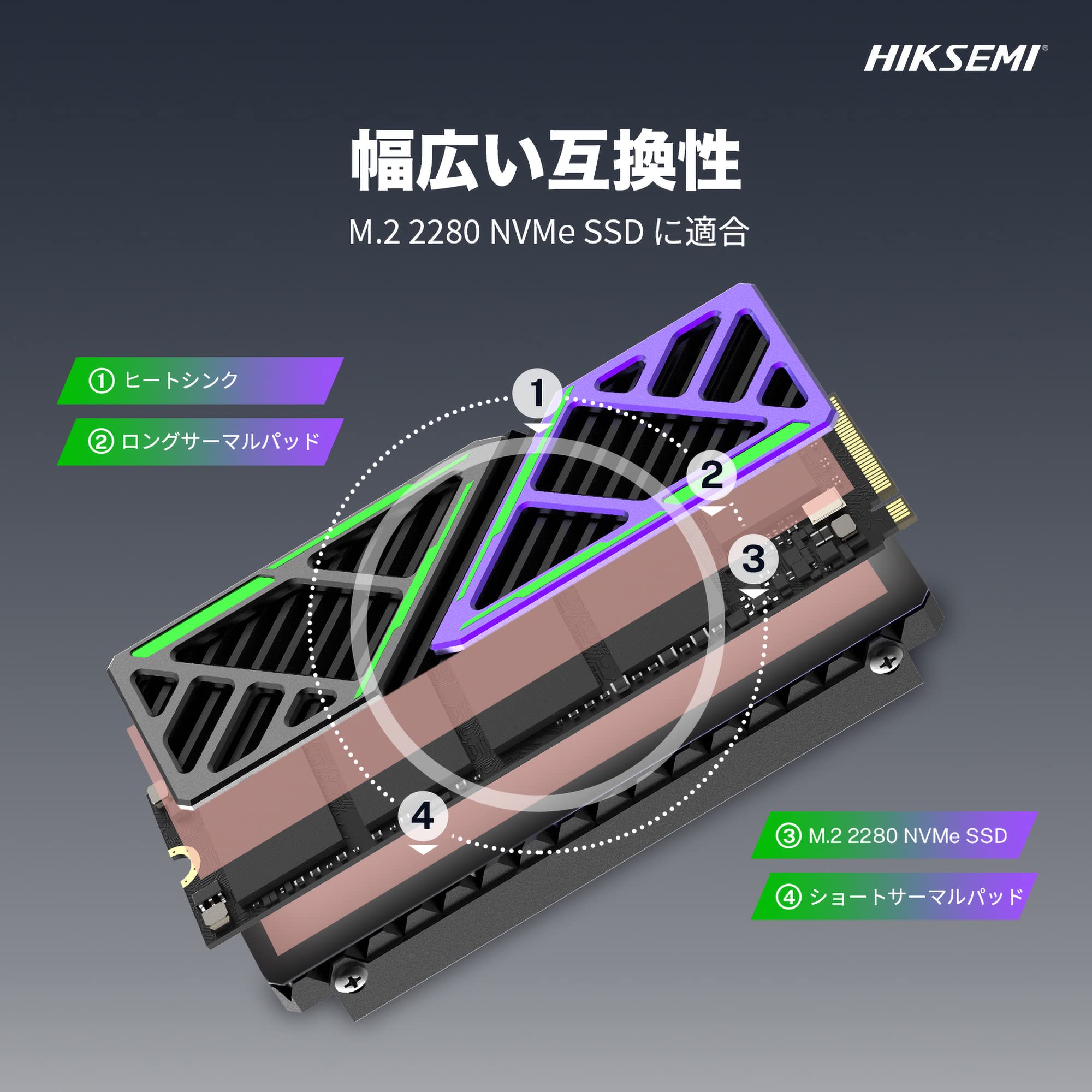 hkfz nvme 2280 2TB SSD ヒートシンク付き Amazon | fanxiang SSD 2TB M.2 NVMe 2280 【ヒートシンク付き