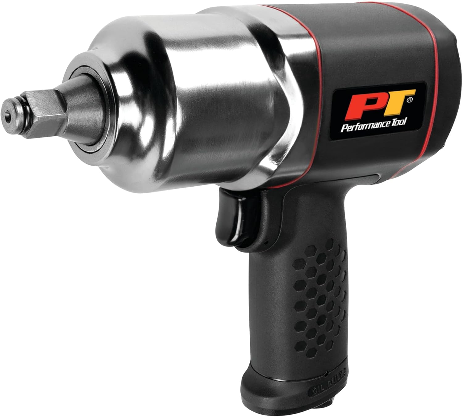 Performance Tool M631 1/2-Inch Composite Impact Wrench - Powerful and Lightweight Air Tool for Professional Mechanics and DIY Enthusiasts