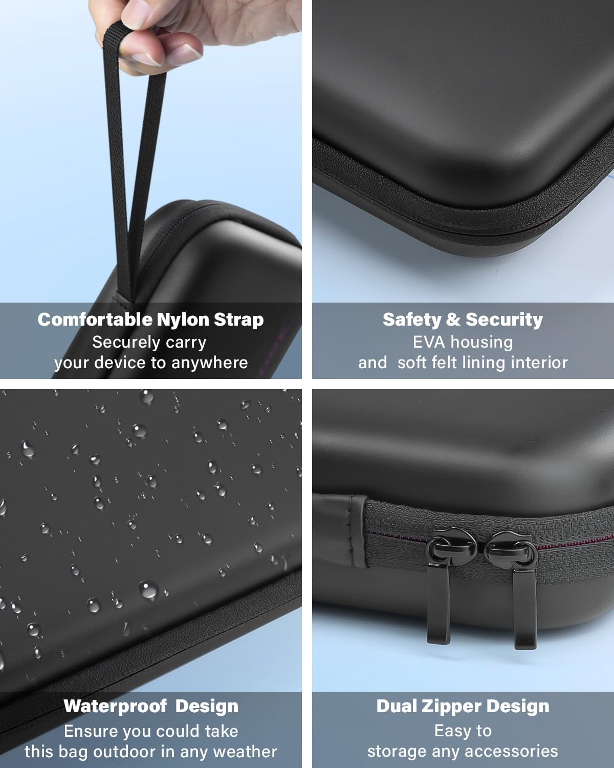 Sehawei Étui Rigide pour N Switch 2 avec 12 Emplacement pour Cartes de Jeu, Hard Carrying Case Protection pour Console JoyCon et Accessoires pour Switch 2 （2025 ）