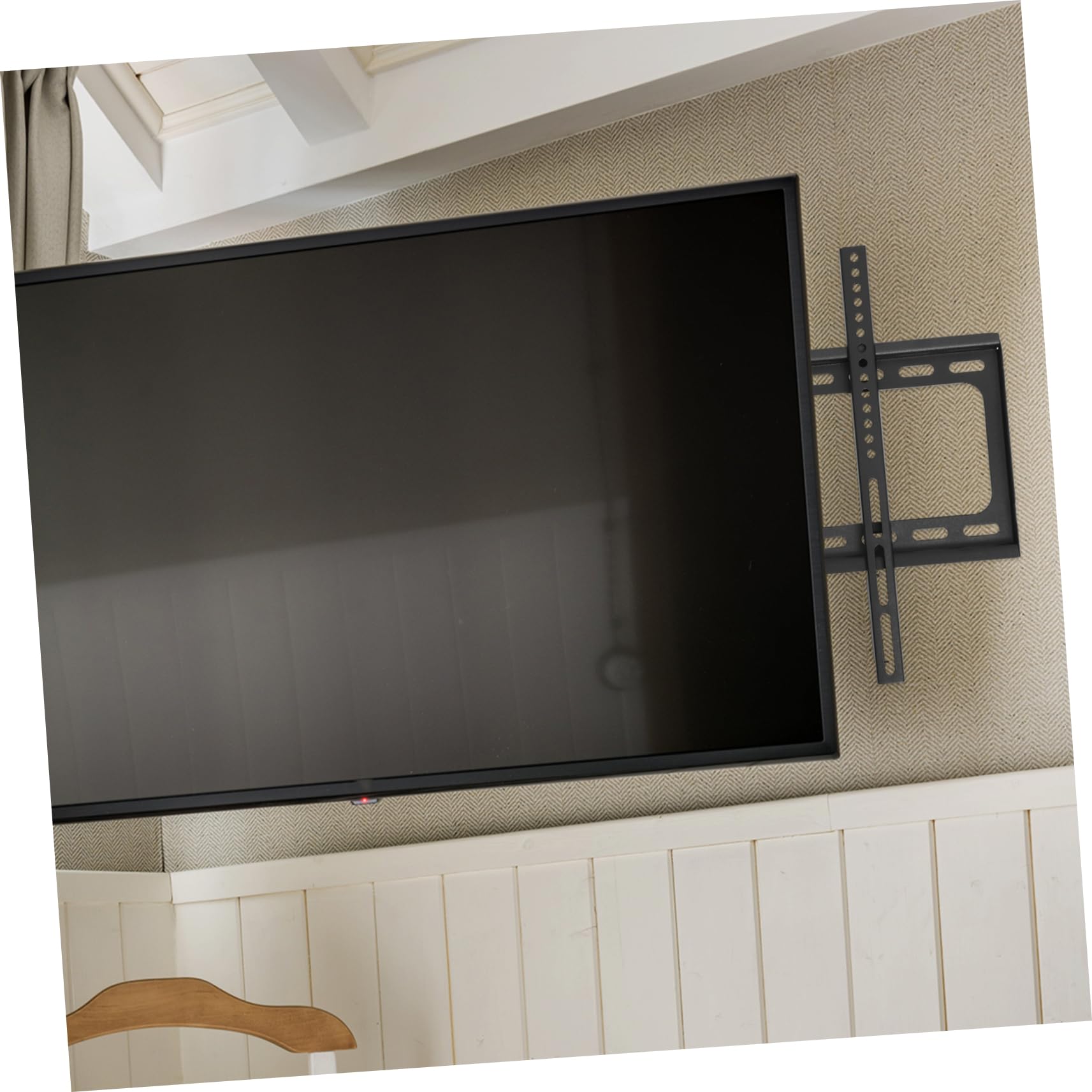 Homoyoyo Supporto Tv Da Parete Per Tv Led Lcd Da Design Salvaspazio Installazione Facile Ottimizza Lo Spazio Per Soggiorno e Camera