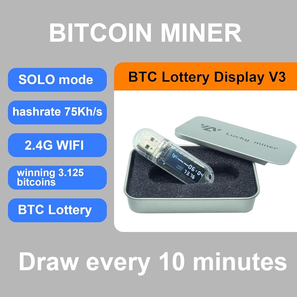 Lucky Miner V3 USB Mini Bitcoins Miner Solo BTC Palestine | Ubuy