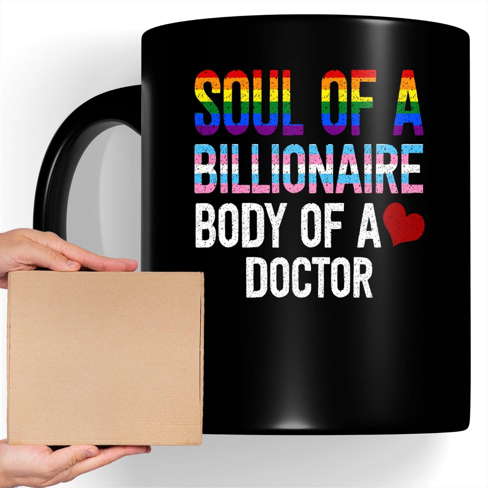 Coffee Mug Doctor - Of A Billionaire, Body Of Doctor Funny Cups Gifts For , Family, Coworker, Father, Mother On Holidays, New Year, Birthday Cup 138356
