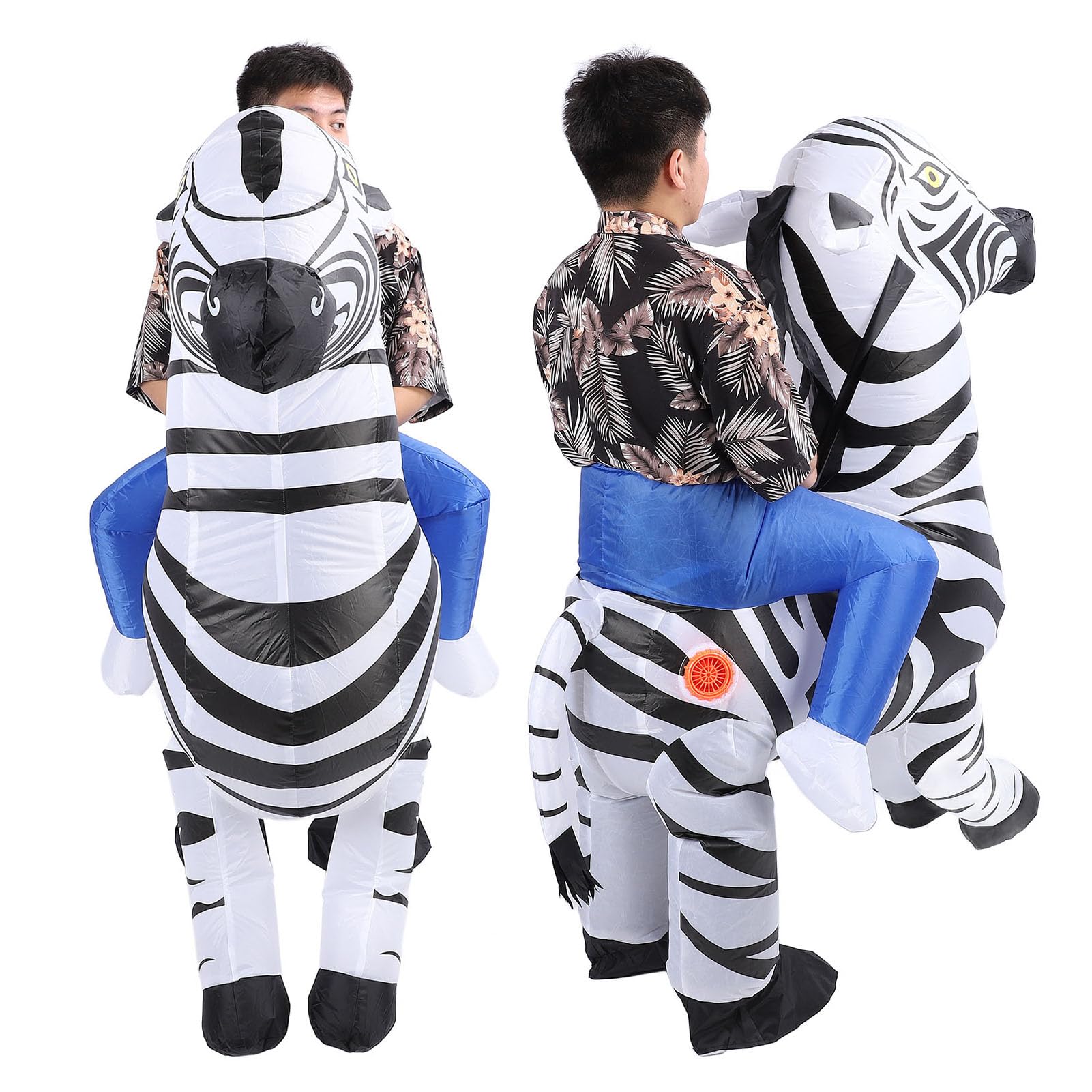 Costume da Spettacolo per Animali con Gonfiaggio Rapido per Eventi e Corse Divertenti di beneficenza. Batterie Non Incluse