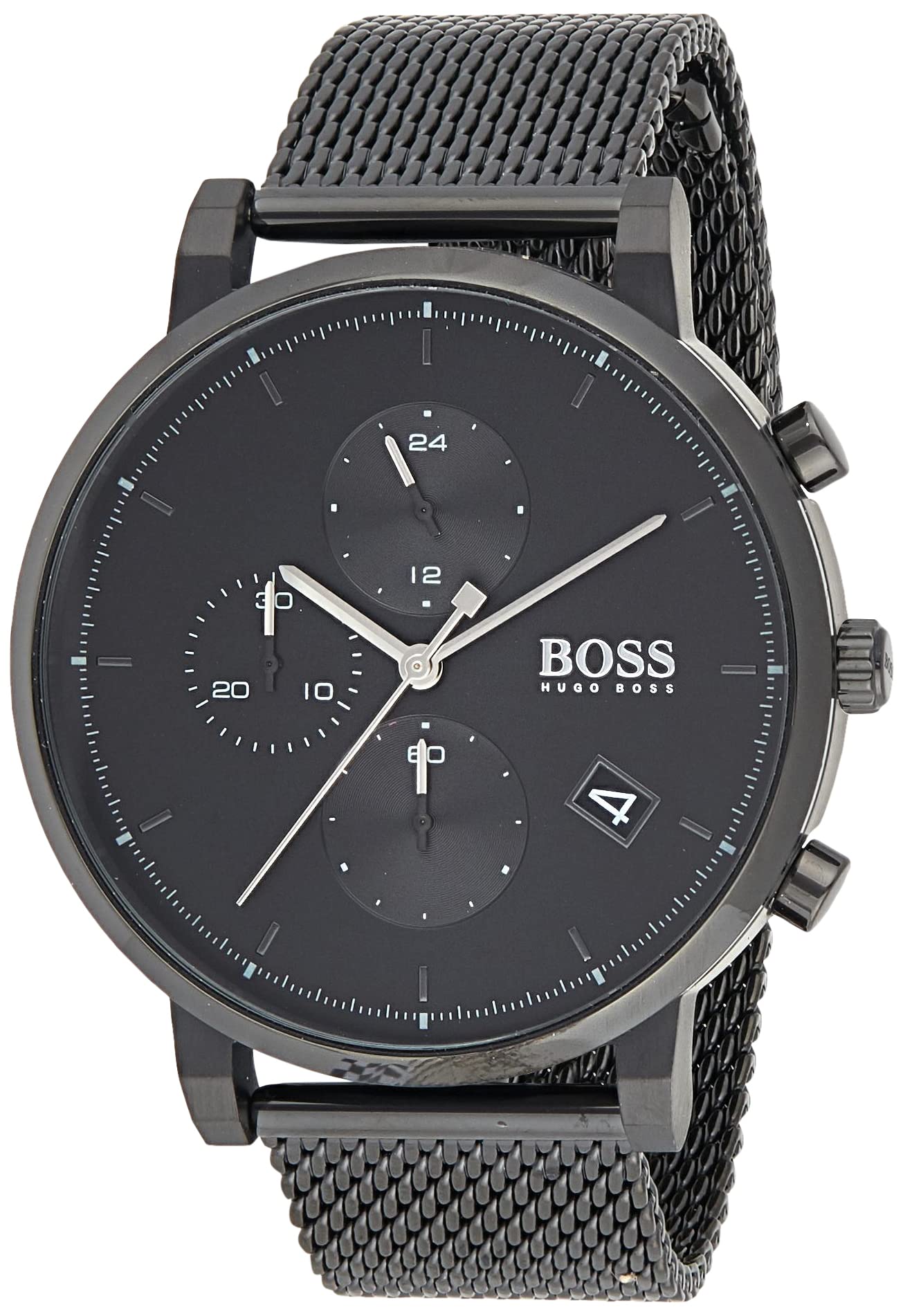Hugo Boss Stainless Steel Montre Integrity Analog Black Dial Men Watch-1513813, Black Band (B084S577NK) Amazon Price History, Amazon Price Tracker