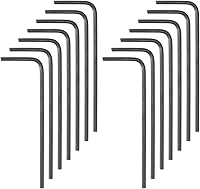 Vista 7 de HARFINGTON 30pcs Llave hexagonal 0.098 in métrica CR-V L en forma de cabeza hexagonal herramienta de reparación