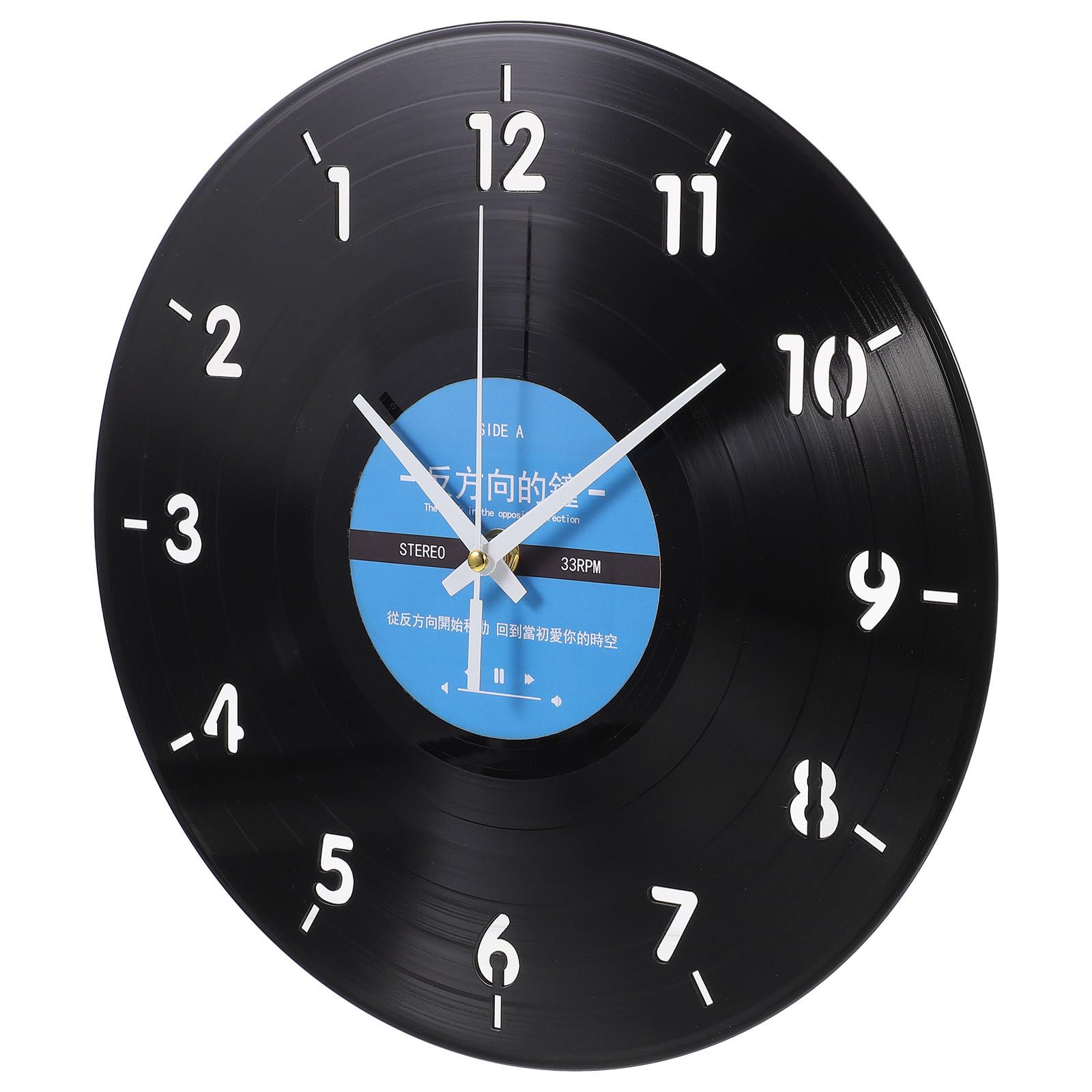 Horloge murale à rotation inversée silencieuse pour un calme absolu