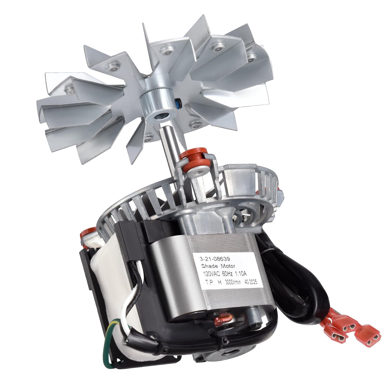 Photo 1 of 3-21-08639 Combustion Blower Exhaust Fan Motor Compatible with Pellet Stoves P43 P61 P68 XXV Accentra 52I Advance P35I PC45 PF100 PF120 BA100 BH105 Replace 3-21-08415