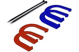 Premium Lawn Horseshoes Set for Endless Backyard Fun!