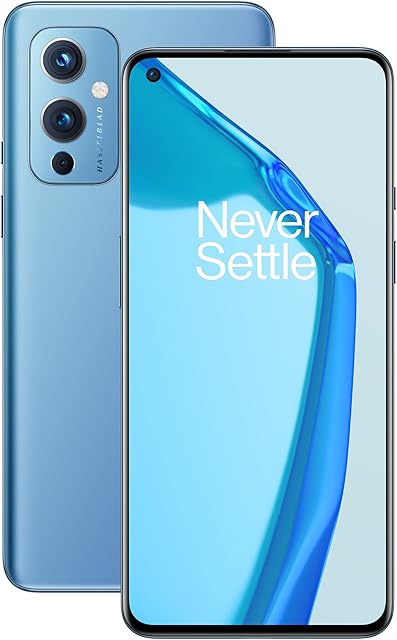 OnePlus 9 5G (UK) SIM-Free Smartphone with Hasselblad Camera for Mobile - Arctic Sky 8GB RAM 128GB - 2 Year Warranty