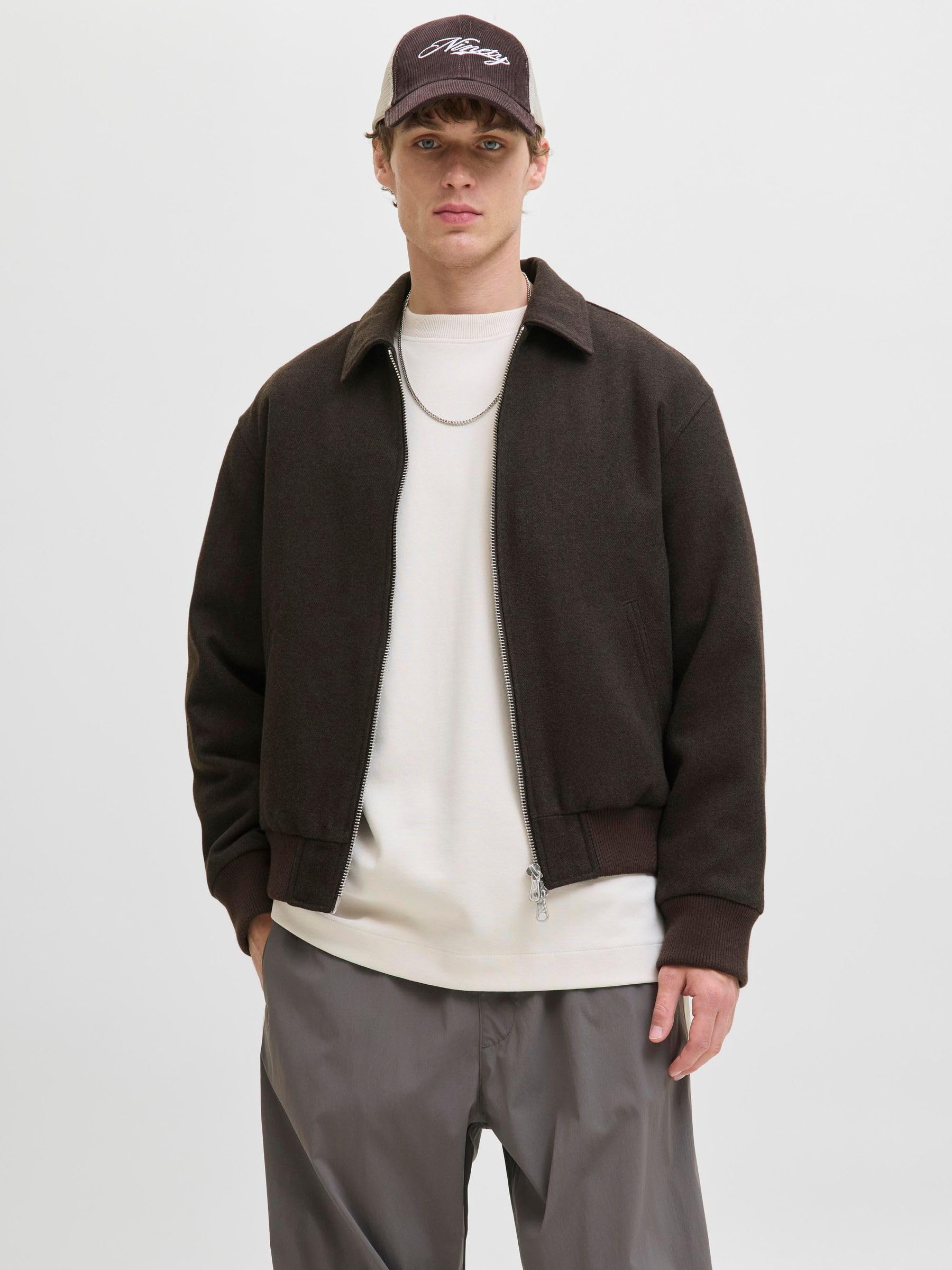 JACK & JONES Jcocover Bomber Jacket Jcocover Bomber Jacket Hombre (Pack de 1)