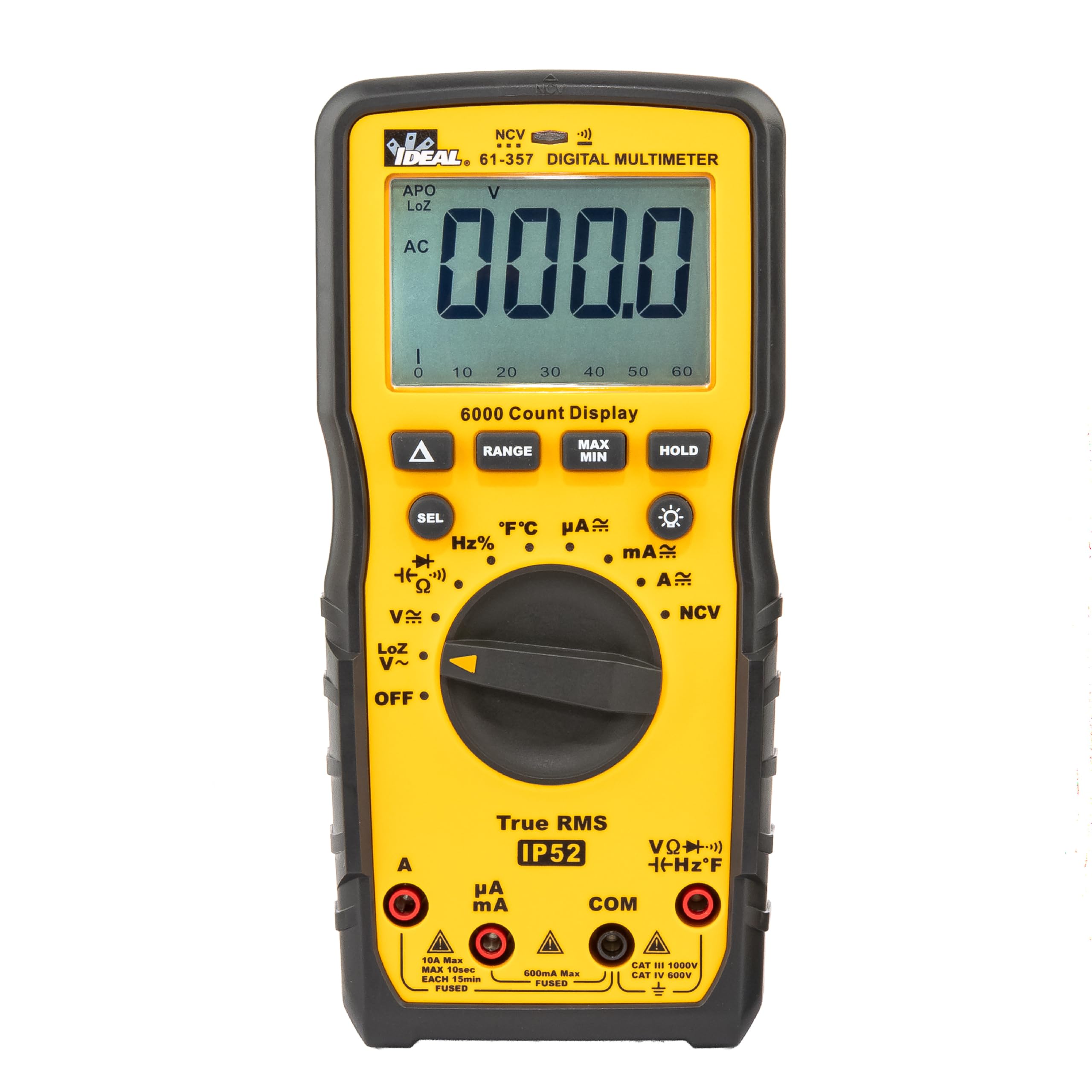 Ideal Electrical 61-357 1000V AC/DC Multimeter: Amazon.com: Tools