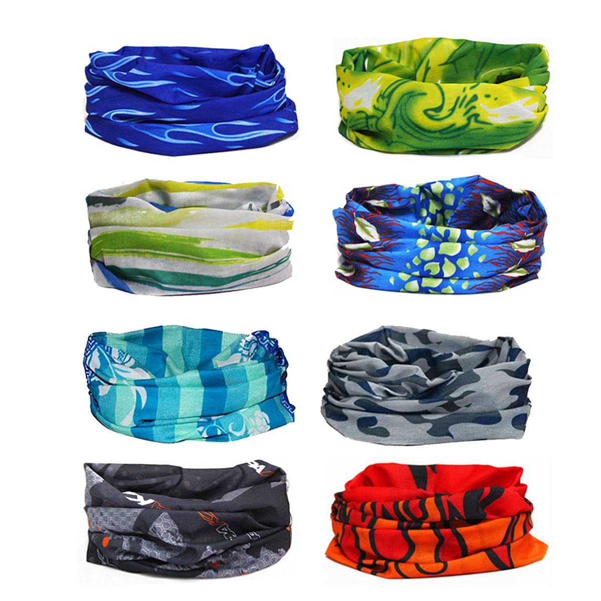 SLOSH Bandana Cintas Pelo Deporte Hombre Mujer Ciclismo Yoga Elastica Pañuelos Cabeza Turbante Lazo Tenis UV Moto Playa