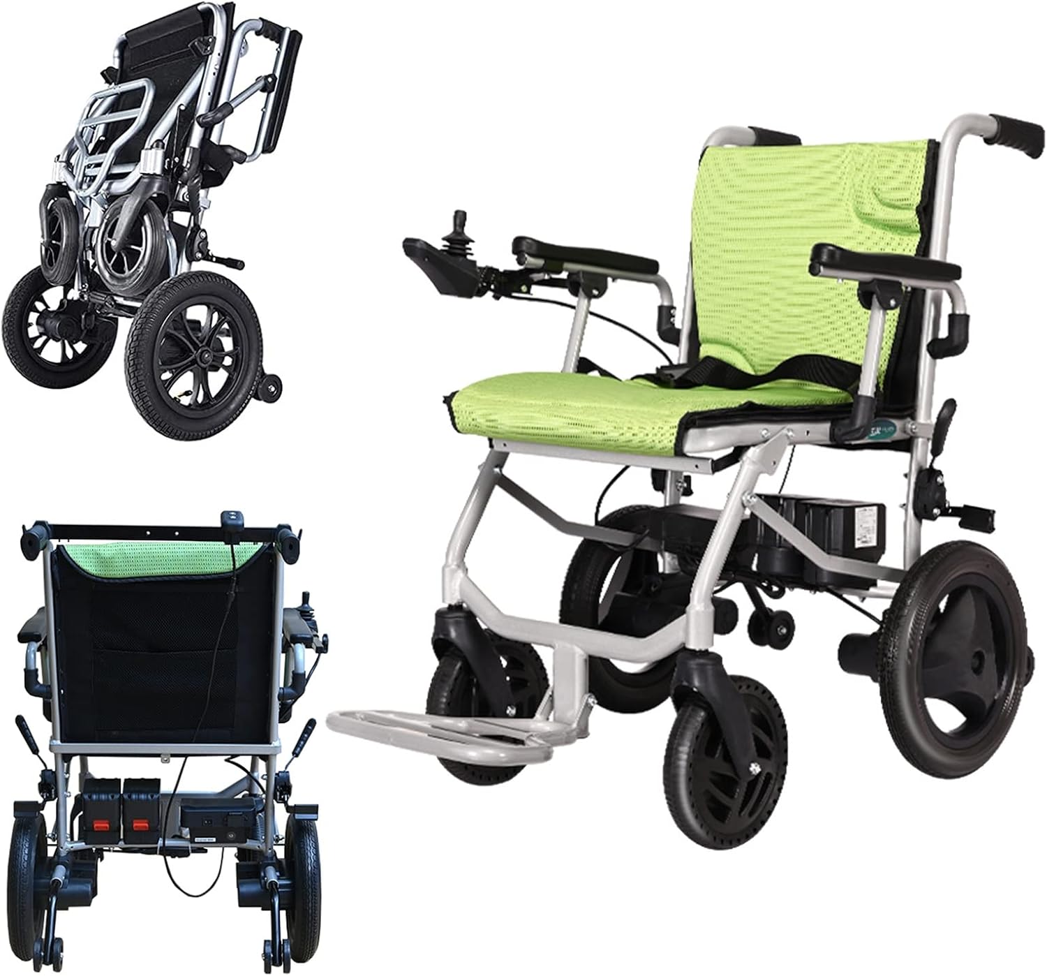 TTiiLoe Electric Wheelchair Foldable Compact MidWheel