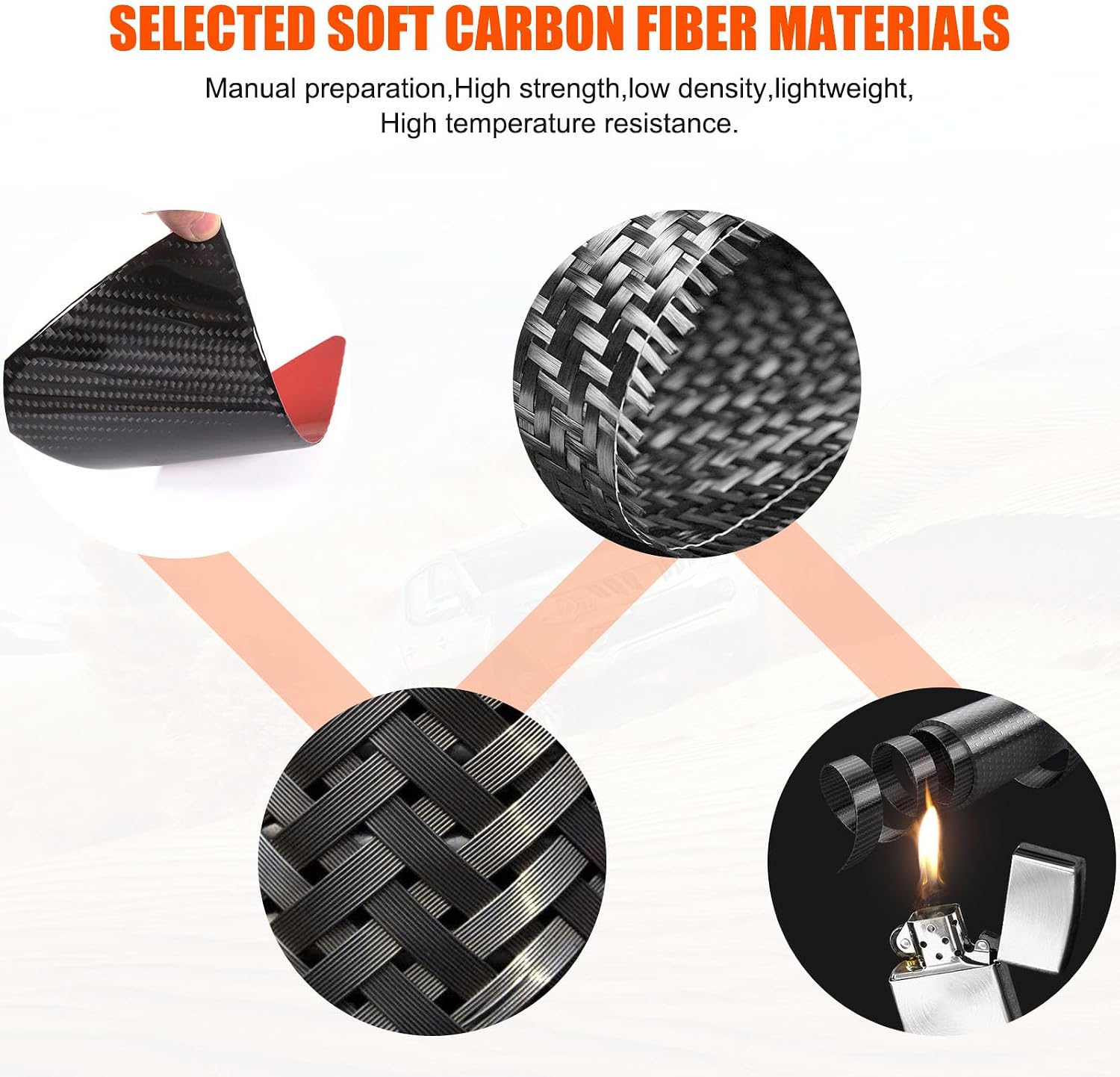 Fit for Tesla Model 3 Model Y 2016 2017 2018 2019 2020 2021 2022 Soft Carbon Fiber 3D Sticker Car Inner Door Anti-Collision Buffer Mat Sticker Car Accessories