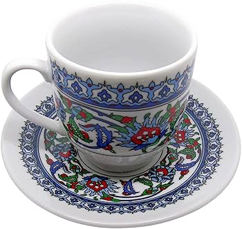 【希少】【入手困難】 ×トルコ航空 カップ&ソーサー 2客セット Amazon | トルココーヒーカップ＆ソーサー銅製カバー付2客