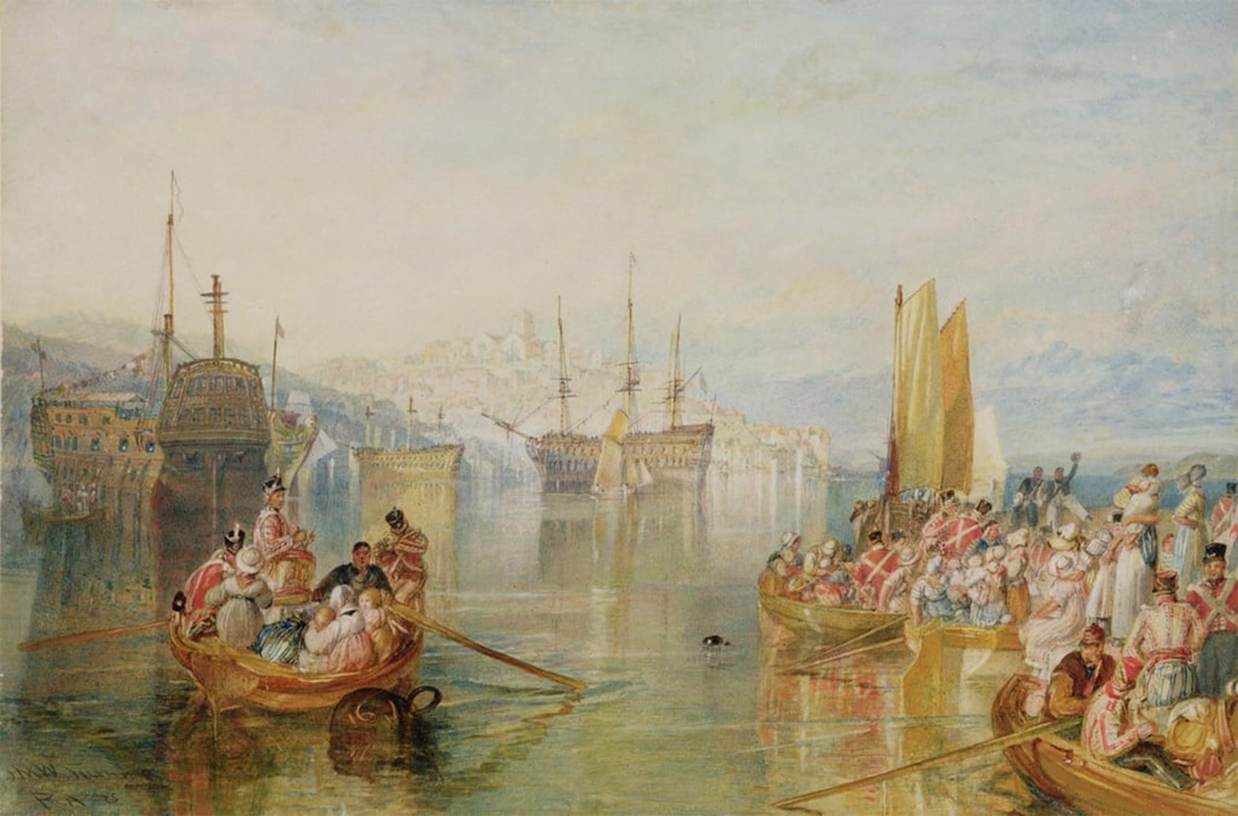 Art posters de collection Turner Saltash Cornwall affiche murale salon - 5