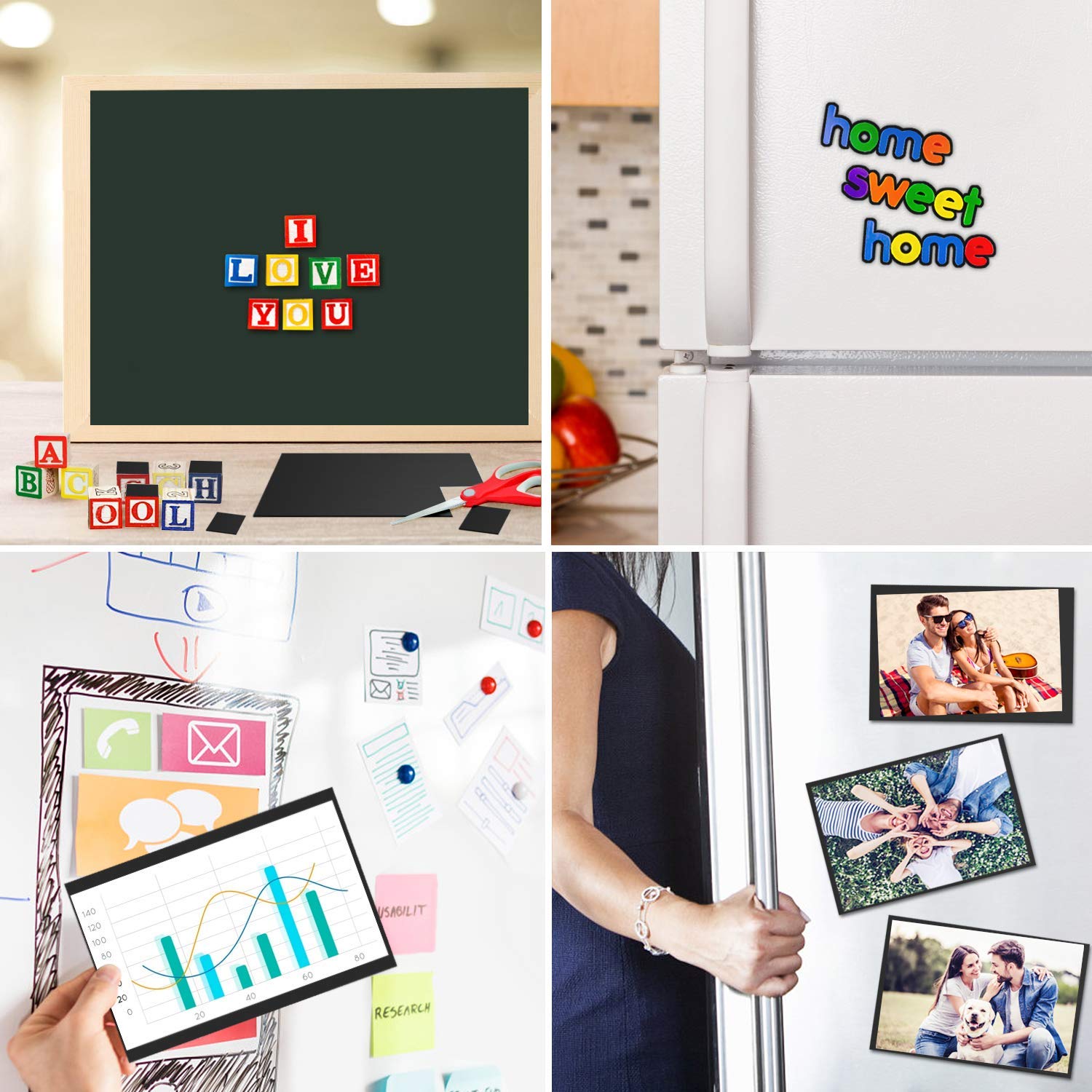 Flash Deals - 70% OFF Magnetic Sheets with Adhesive 4 X 6 Inch, Magicfly 30 Pack Flexible Magnet Sheets for Crafts, Photos and Die Storage, Easy Peel and Stick Best Cyber Deals 🔥 Magnetic Sheets with Adhesive 4 X 6 Inch, Magicfly 30 Pack Flexible Magnet Sheets for Crafts, Photos and Die Storage, Easy Peel and Stick