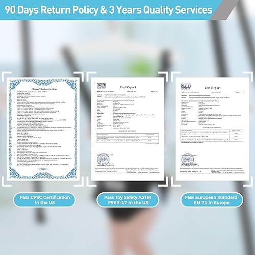 Miniatura 6 de FUNLIO Jersey de bebé con soporte para 6 a 24 meses, para jugar en interiores y exteriores, bebé para niñaniño, con cadena ajustable, fácil de