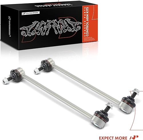 Miniatura 9 de A-Premium 2 eslabones de barra estabilizadora delantera, compatibles con BMW 323i 06-11, 325i 06, 328i 07-13, 330i 06, 335d 09-11, 335i 07-13, 335is