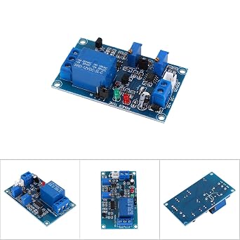 Photoresistor Relay Module, DC 12V Light Control Switch Photoresistor Relay Sensor, Automatic Light Control Switch with Cable