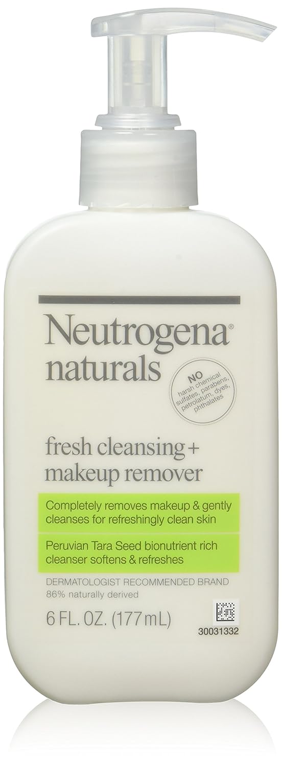 Neutrogena Naturals Fresh Cleansing + Makeup Remover 6 oz (Pack of 3) : Beauty & Personal Care