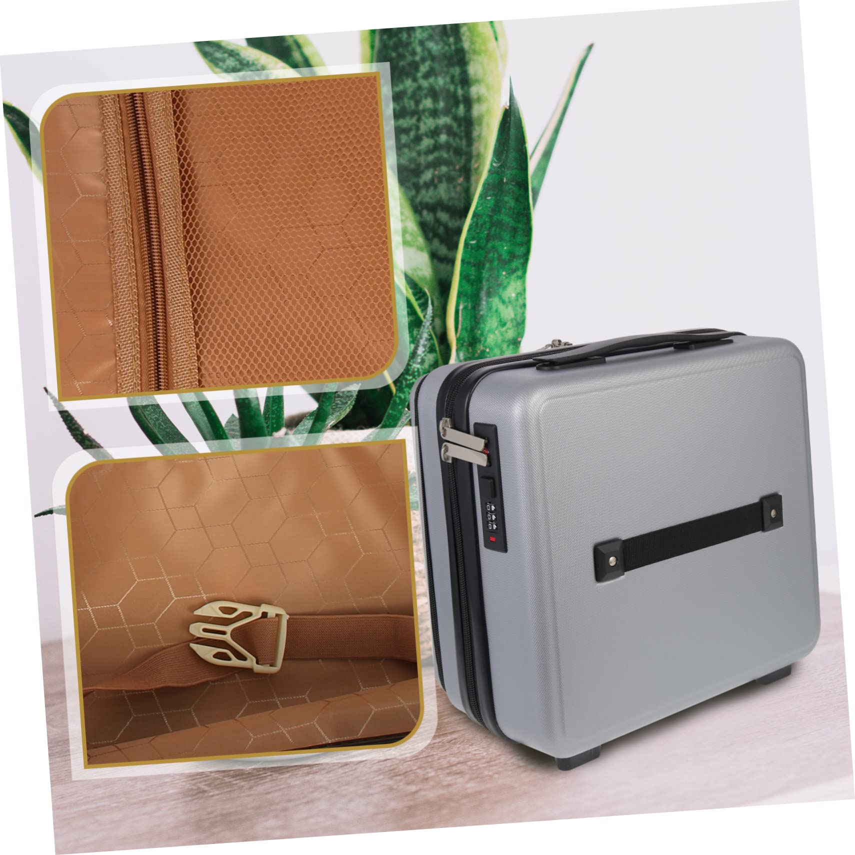 Mipcase Kuferek Kosmetyczny Przenośny Pojemnik Kosmetyki i Lekki Idealny Do Podróży i Przechowywania Toaletowych Akcesoriów Stylowy Design Dla Kobiet
