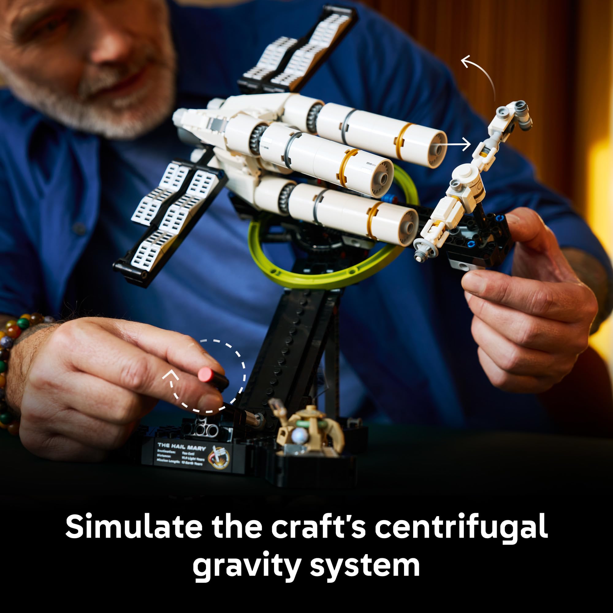 LEGO Icons Project Hail Mary Collectible Building Set for Adults - Room or Office Decor for Men & Women - Gifts for Fans of The Book - 11389