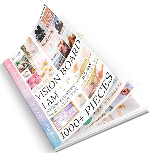 EggSun Vision Board Supplies with 1200+ Images & Quotes Collage