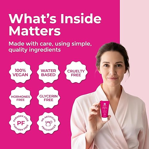 Miniatura 5 de ZENZSUAL Gel hidratante femenino, tamaño de viaje de 1 oz, 100% vegano, sin parabenos, cuidado diario suave, fórmula equilibrada de pH con ácido