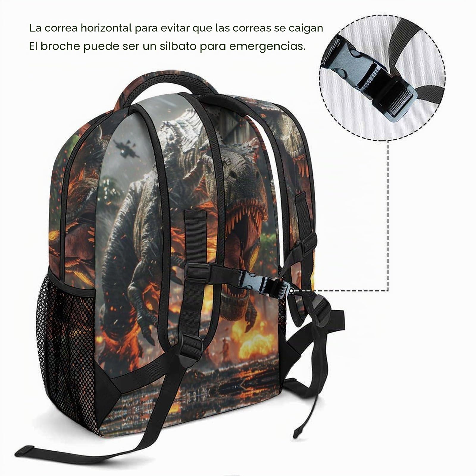 Dinosaurio Mochila Para Niños Animal Morrals Cómoda Y Versátil Mochila Universitaria Mochila Infantil De Gran Capacidad Primaria Pequeña Guardería Mochila One Size