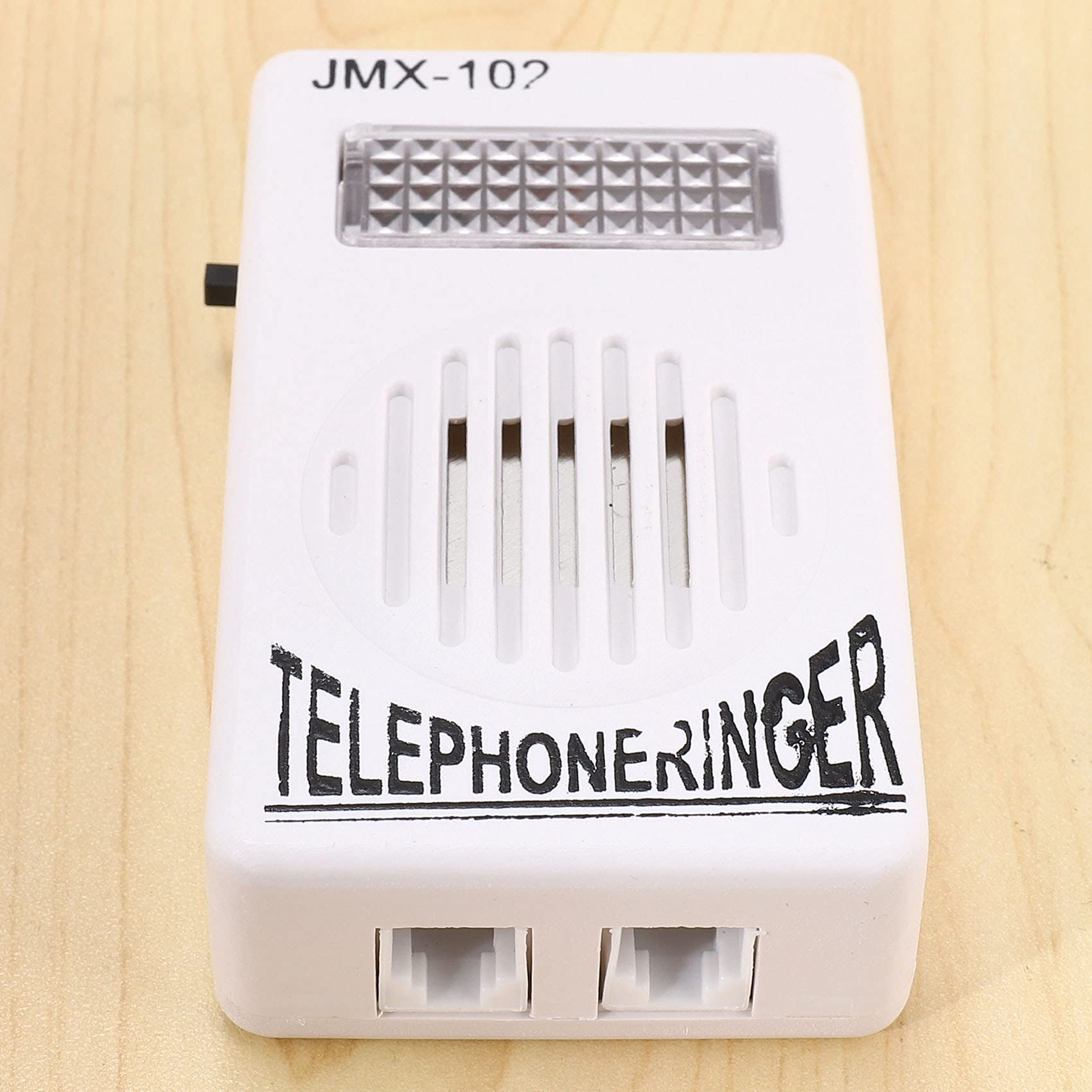 Doumneou Amplificatore Di Suoneria RJ11 Per Telefono Fisso – Con Spia Lampeggiante Rossa, Volume Potenziato - 2
