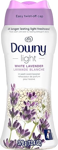 Vista 71 de Downy Perlas elevadoras de aroma ligero para lavadora, aroma a lavanda blanca, 13.4 onzas, sin perfumes pesados